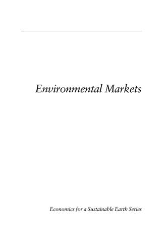 Tapa de Environmental markets