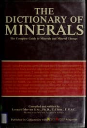 Tapa de The dictionary of minerals