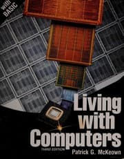 Tapa de Living with computers--with BASIC