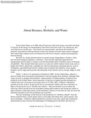 Tapa de Water implications of biofuels production in the United States