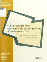 Tapa de A 2020 vision for food, agriculture, and the environment in Sub-Saharan Africa