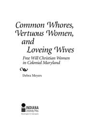 Tapa de Common whores, vertuous women, and loveing wives