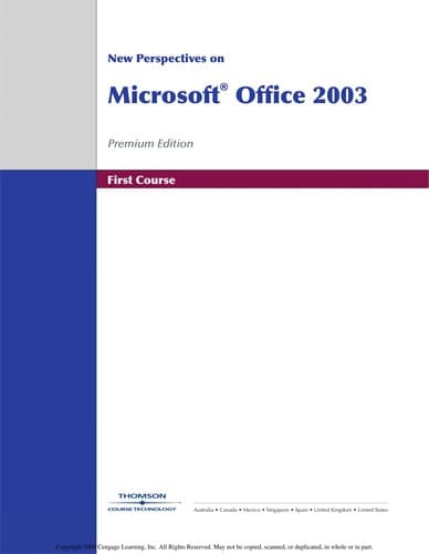 Tapa de New perspectives on Microsoft Office 2003