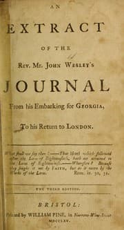 Tapa de Extract of the Rev. Mr. John Wesley's journal ...