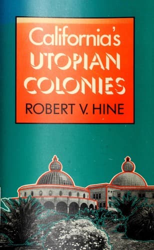 Tapa de California's utopian colonies