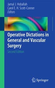Tapa de Operative dictations in general and vascular surgery