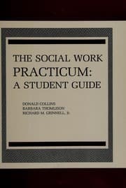 Tapa de The social work practicum