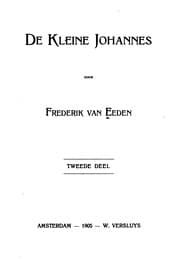 Tapa de De kleine Johannes ..