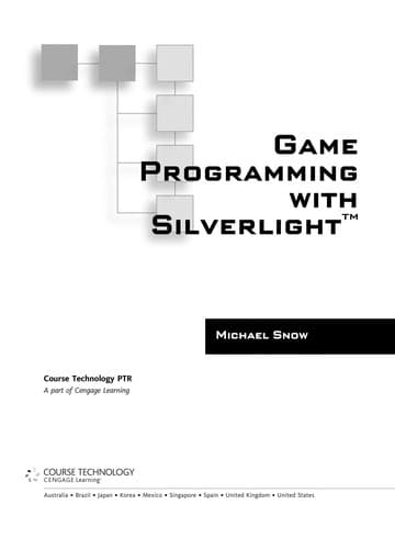 Tapa de Game programming with Silverlight