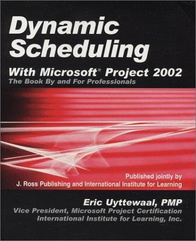 Tapa de Dynamic Scheduling With Microsoft Project 2002