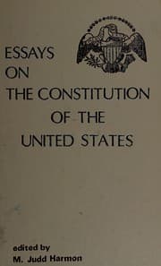 Tapa de Essays on the Constitution of the United States