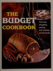 Tapa de The budget cookbook