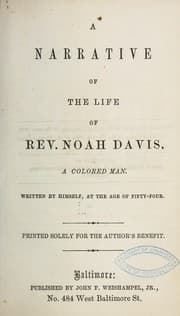 Tapa de A narrative of the life of Rev. Noah Davie...