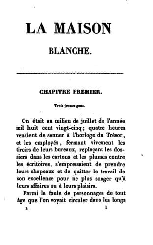 Tapa de La maison blanche