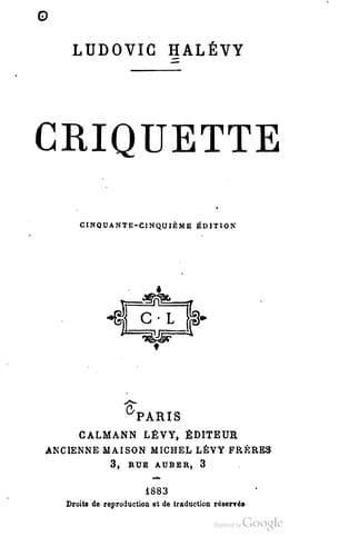 Tapa de Criquette