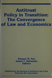 Tapa de Antitrust policy in transition