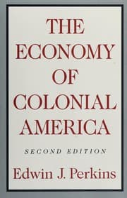 Tapa de The economy of colonial America