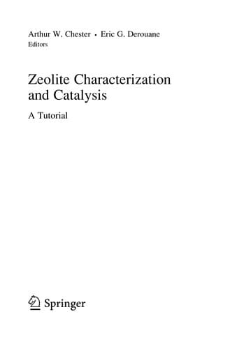 Tapa de Zeolite characterization and catalysis