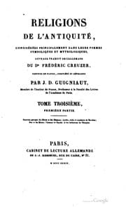 Tapa de Religions de l'antiquité, considérés principalement dans leurs formes symboliques et mythologiques