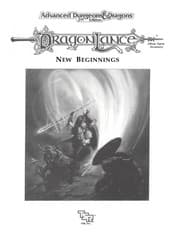 Tapa de New Beginnings (Advanced Dungeons and Dragons, 2nd Edition/Dragonlance module DLS1)