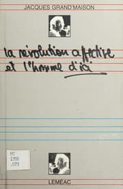 Tapa de La révolution affective et l'homme d'ici