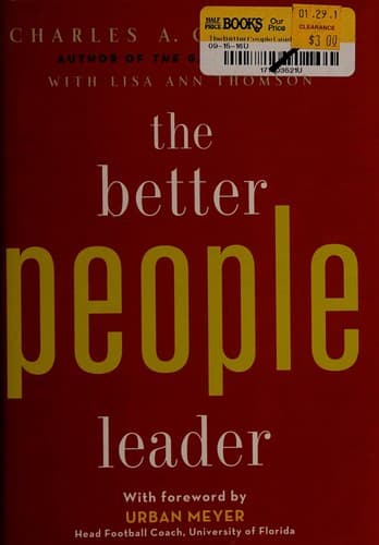 Tapa de The better people leader