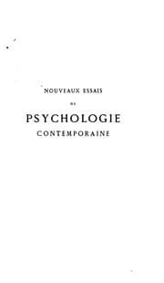 Tapa de Nouveaux essais de psychologie contemporaine: M. Dumas fils. M. Leconte de Lisle. Mm. de ..