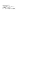 Tapa de Comprehensive dictionary of electrical engineering