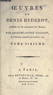Tapa de Oeuvres de Diderot