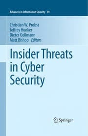 Tapa de Insider threats in cyber security