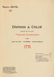 Tapa de Daphnis et Chloé