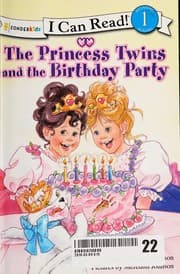 Tapa de The princess twins and the birthday party
