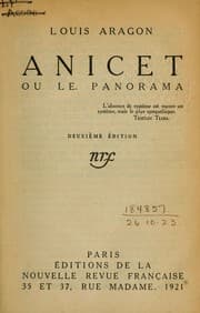 Tapa de Anicet ou le Panorama