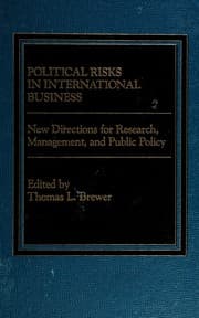 Tapa de Political risks in international business