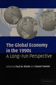 Tapa de The global economy in the 1990s