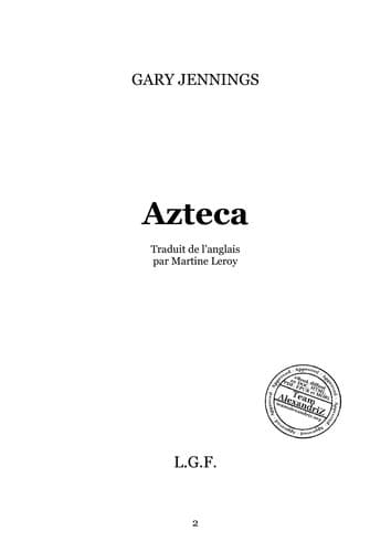 Tapa de Azteca