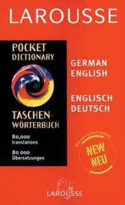 Tapa de Larousse Pocket German/English English/German Dictionary