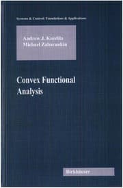 Tapa de Convex Functional Analysis (Systems & Control)