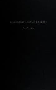 Tapa de Elementary sampling theory