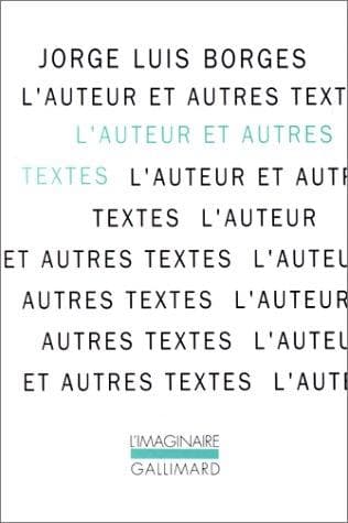 Tapa de L' auteur et autres textes =
