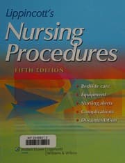 Tapa de Lippincott's Nursing Procedures (Springhouse, Nursing Procedures)