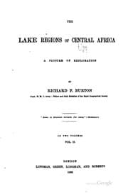 Tapa de The Lake Regions of Central Africa: A Picture of Exploration