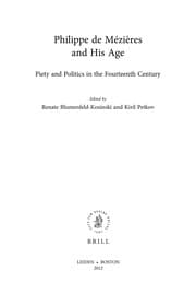 Tapa de Philippe de Mézières and his age