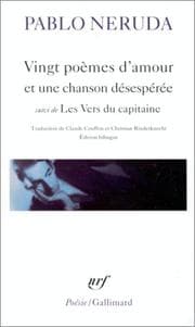 Tapa de Vingt poèmes d'amour et une chanson désespérée
