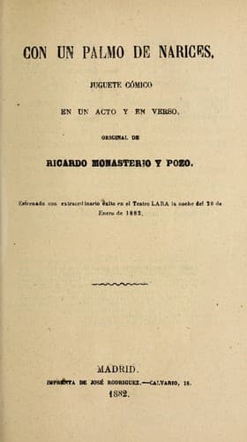 Tapa de Con un palmo de narices