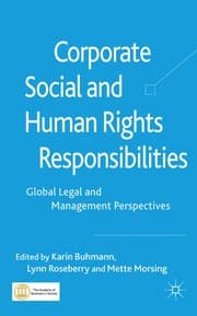 Tapa de Corporate social and human rights responsibilities