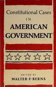 Tapa de Constitutional cases in American government