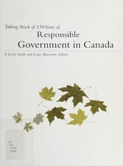 Tapa de Taking stock of 150 years of responsible government in Canada