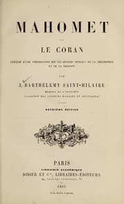 Tapa de Mahomet et la Coran