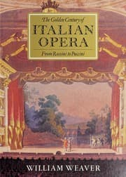 Tapa de The golden century of Italian opera from Rossini to Puccini